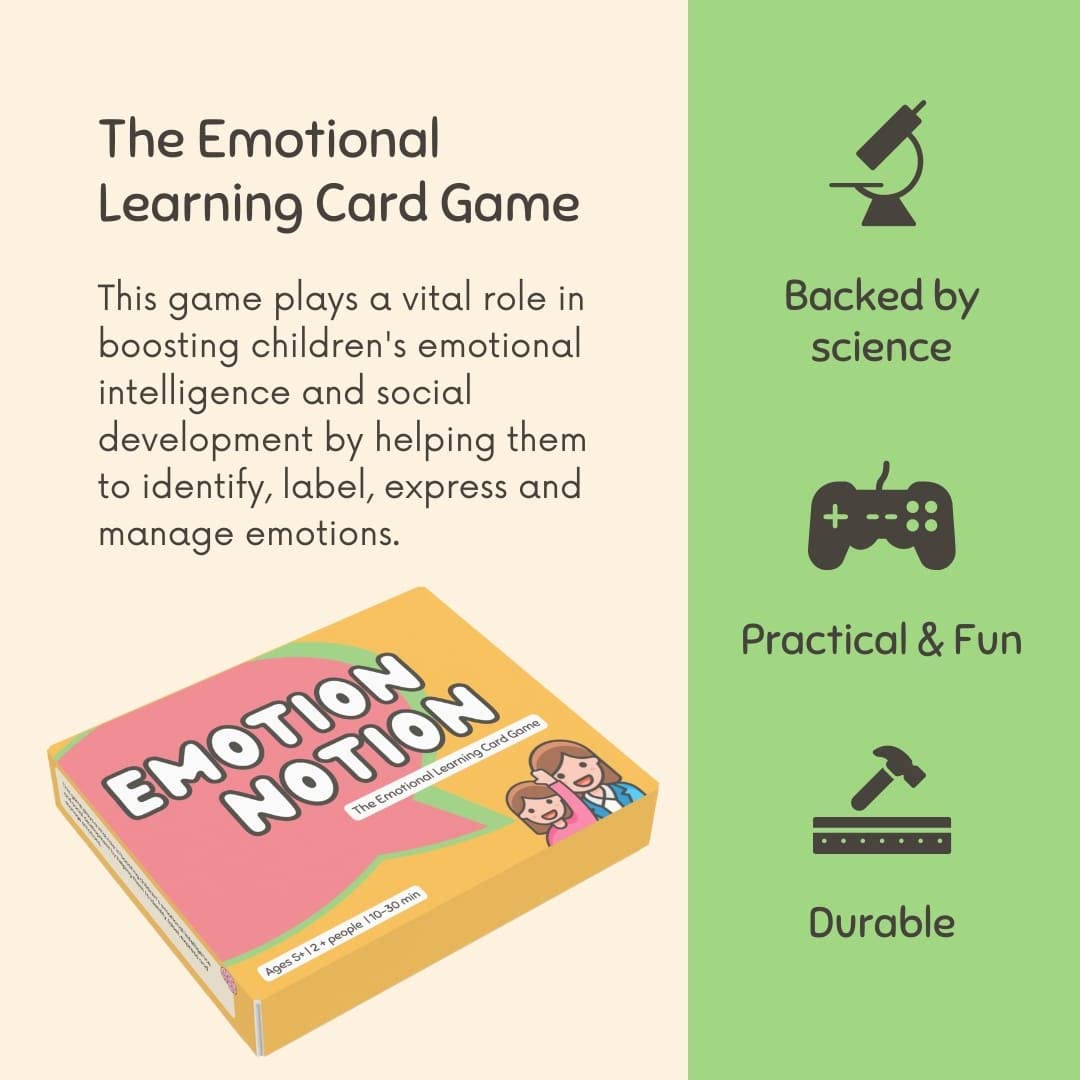 Emotion Notion Emotion Cards For Kids Educational Children Game ...