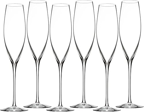 Waterford Elegance Classic - Flauta tostada de champán, juego de 6