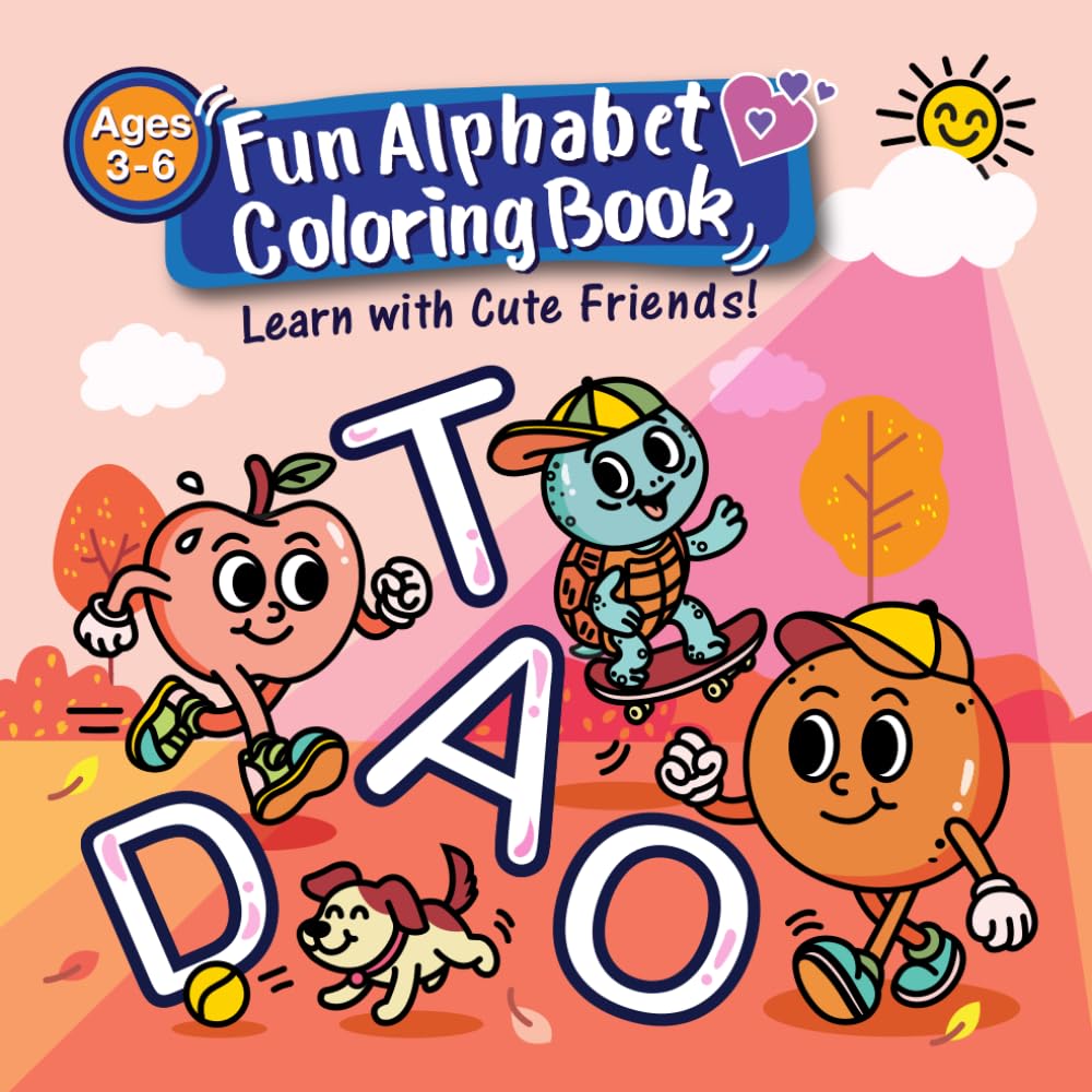 Fun Alphabet Coloring Book: An Engaging A-to-Z Coloring Journey for Kids (Zee Studio Fun Learning Series)