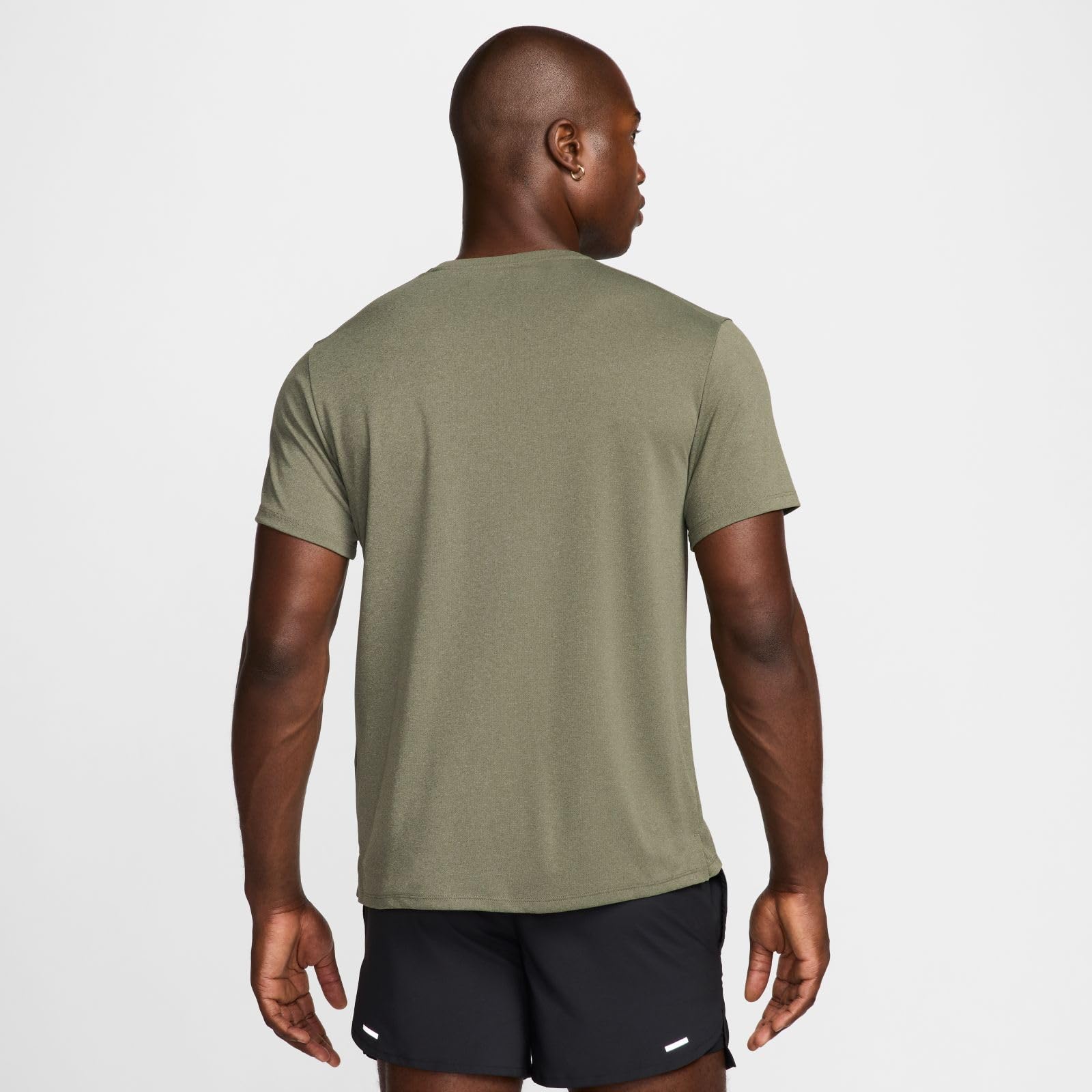 Nike Herren M Nk Df Miler Swoosh Ss Top Shirt