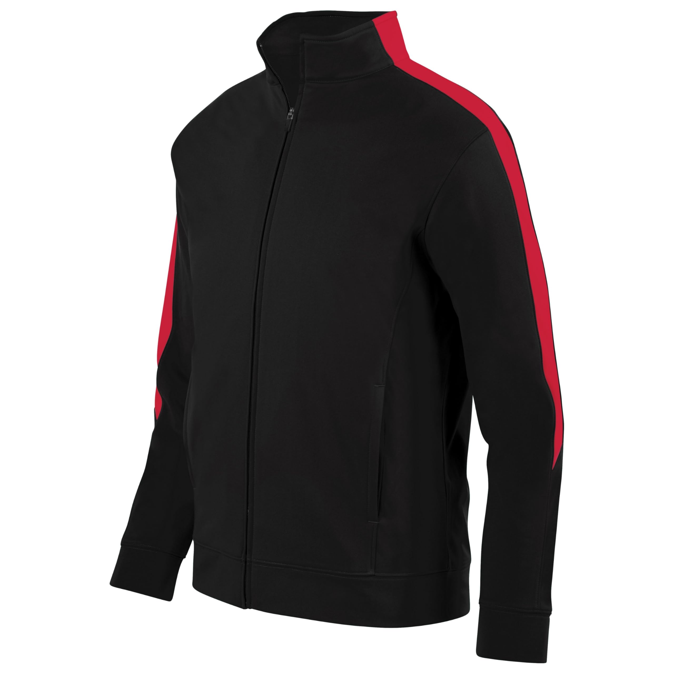 Augusta Sportswear Youth Medalist Jacket 2.0, Black/Red, L