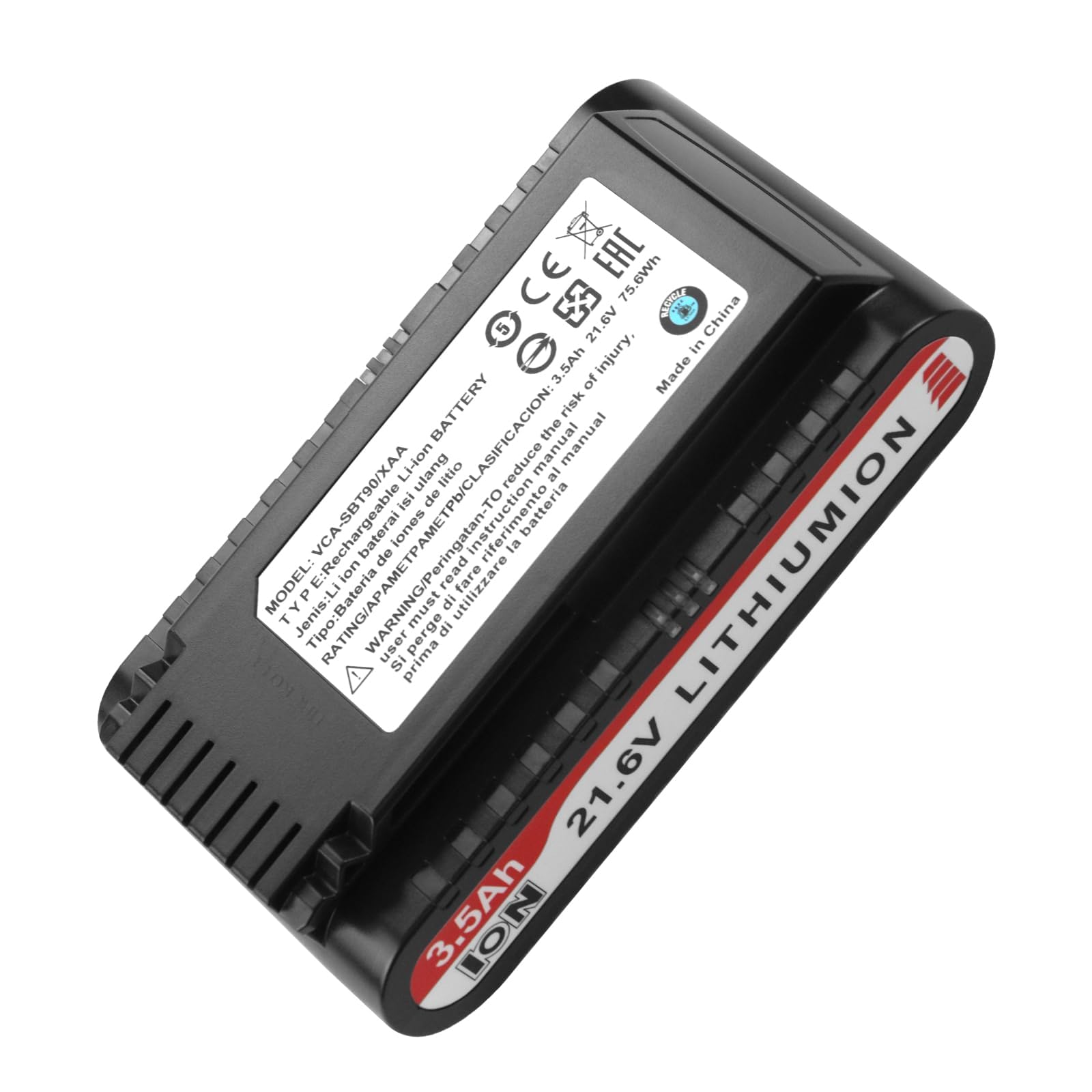 ANTIEE VCA-SBT90/XAA Batterie Compatible avec Samsung Jet 75 Battery, Samsung Jet 75, 75+, 75 Pet Jet, 90, 90+,VS20R9046T3/AA VS20T7536T5/AA VS20R9046T3/AA Aspirateur Vacuum Cleaners 3500mAh
