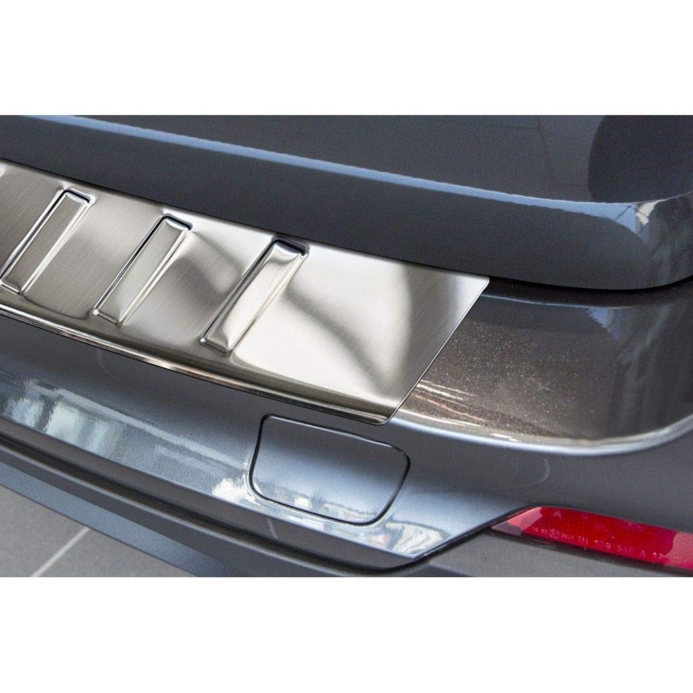 Paraurti Posteriore adatto per BMW X5 | F15 | 2013-2018 Acciaio Inox Cromato Protezione per Bordo Bagagliaio Carico