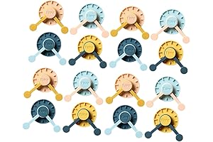 PRETYZOOM Set of 16 Punchless Funky Wall Hooks