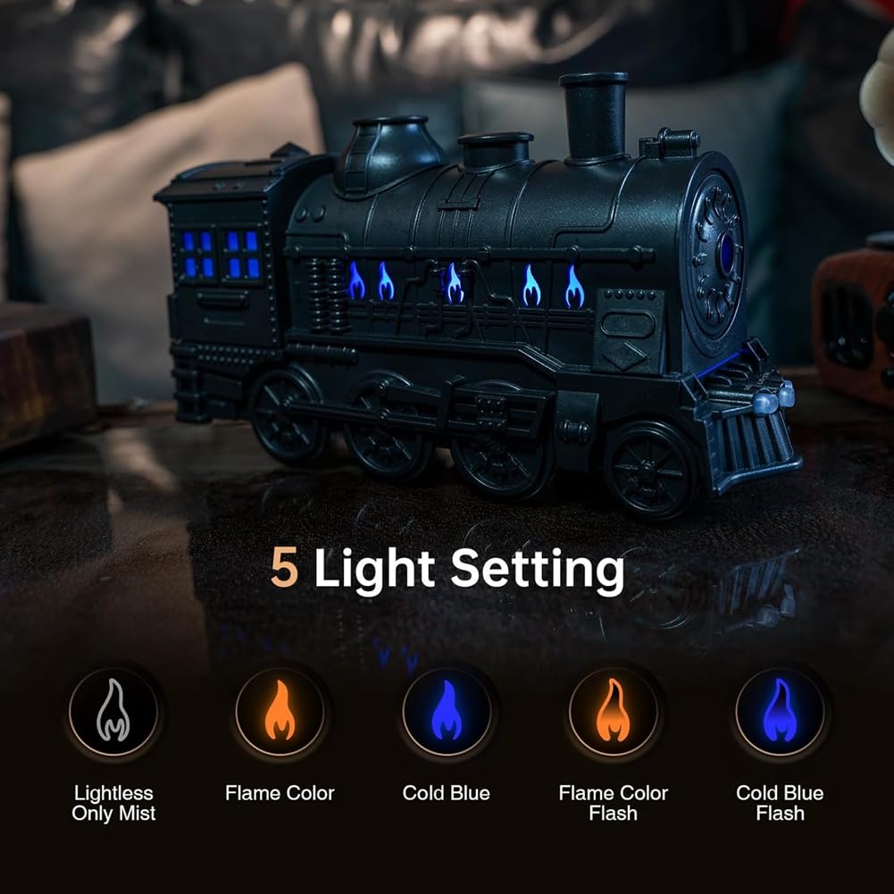 Difusor de Aceites Esenciales, Humidificador de Vapor Frío con 2 Modos de Luz y 2 Modos de Niebla, Apagado Automático, Ideal para el Hogar, la Oficina y el Dormitorio.