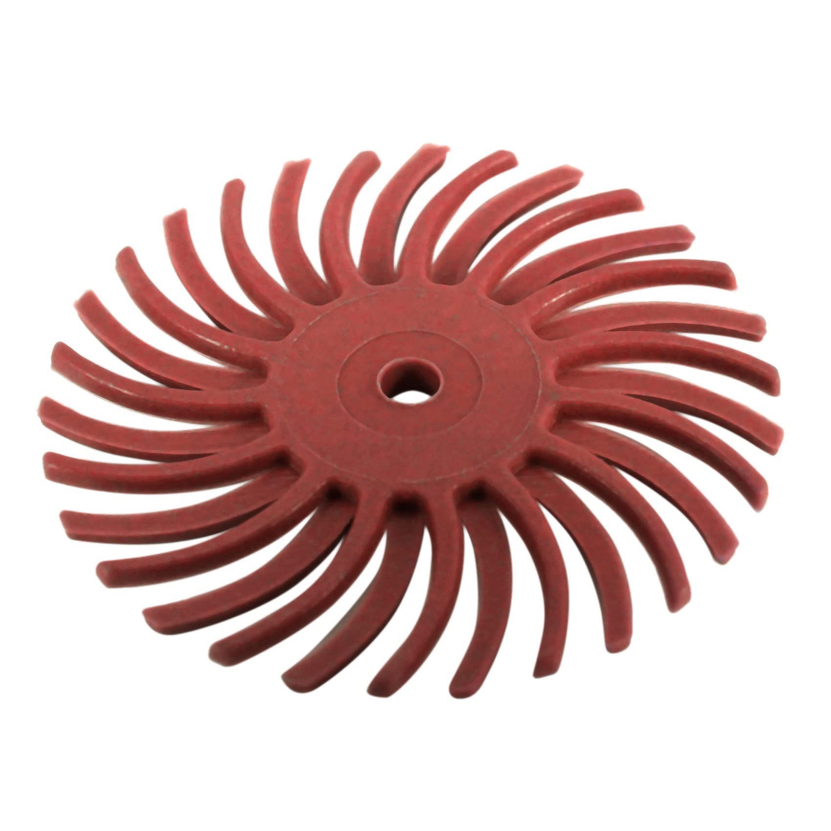 KTELI 100Pcs Radial Bristle Disc Kit, Abrasive Brush, 3mm Shank, Detail Polishing Wheel, Nylon + Metal, Very Fine Grit: 80#, 120#, 220#, 400#, 600#, 1000#, 2500#