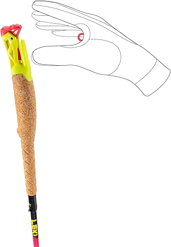 Miniatura 7 de LEKI Ultratrail FX.One - Bastones de senderismo  Bastones ultraligeros plegables de carbono para senderismo y trail running