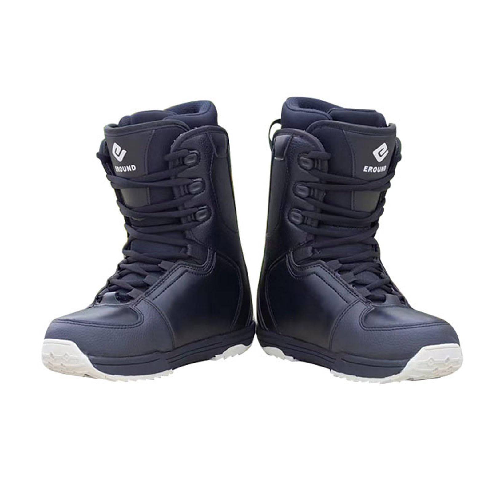 Scarponi da Snowboard da Uomo Scarponi Snowboard Donna Caldi e Comodi Leggero Stivali da Snowboard Allacciati Snowboard Boots Aderenza Elevata e Antiscivolo Taglie 36-46/Nero