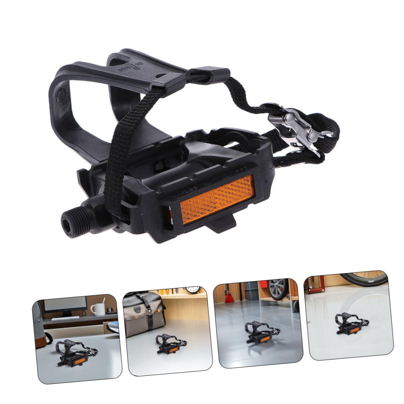 TOYANDONA 2 Pares Correas para Pedales De Bicicleta De Piñón Fijo y Carretera Correas Ajustables Antideslizantes para Calapiés Aplicables para Ciclismo Ruta