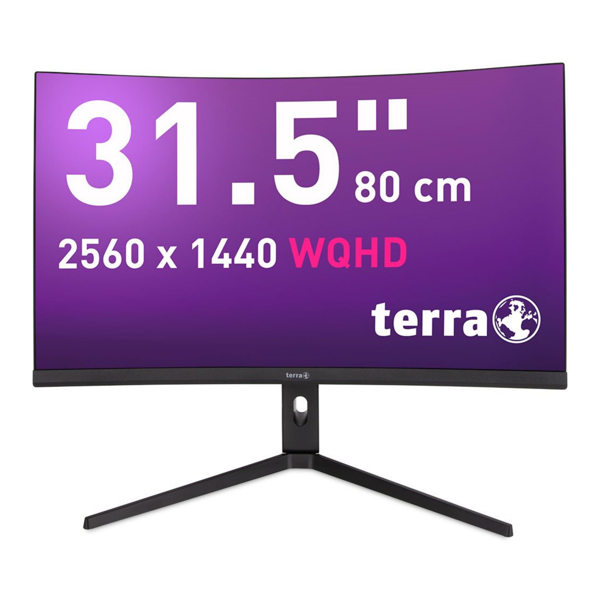 Terra Zakrzywiony monitor 80.0 cm 3285W HA - WQHD, VA, 180Hz, USB-C, HDMI, DisplayPort, HDR, FreeSync, regulacja wysokości, czarny