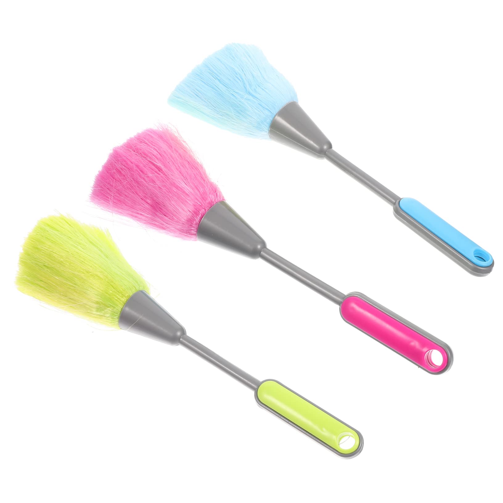 Mikikit 3pcs Keyboard Cleaning Brush Dusting Brush Practical Brush Cleaning Supplies Laptop Keyboard Multipurpose Cleaner Keyboard Brush Desk Duster Sewing Machine Desktop Plastic