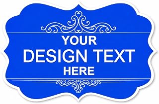 Custom Personalized Labels, Custom Stickers with Any Image Logo and Text. Business Logo Thank You Labels (Fancy Frame, 1.5x1 Inch)
