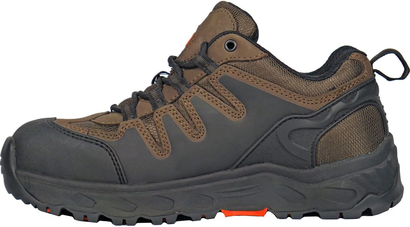 HOSS Boot Company Men Eric Lo Safety Toe Brown, Size: 16, Width: 6E (50238-16-6E)