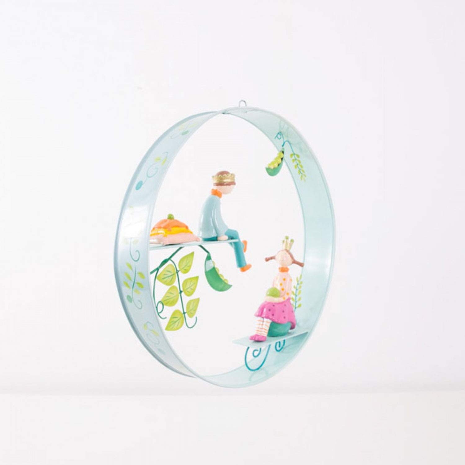 L’oiseau Bateau - Mobile de décoration enfant Cerceaux Scènes murale - La Princesse aux petits pois