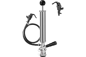 8” Keg Pump with D System Keg Party Pump Beer Tap for...