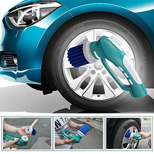 FINE DRAGON Electric Car Polisher Automatic Rotary Car Waxer Shine Set Automobile Polishers and