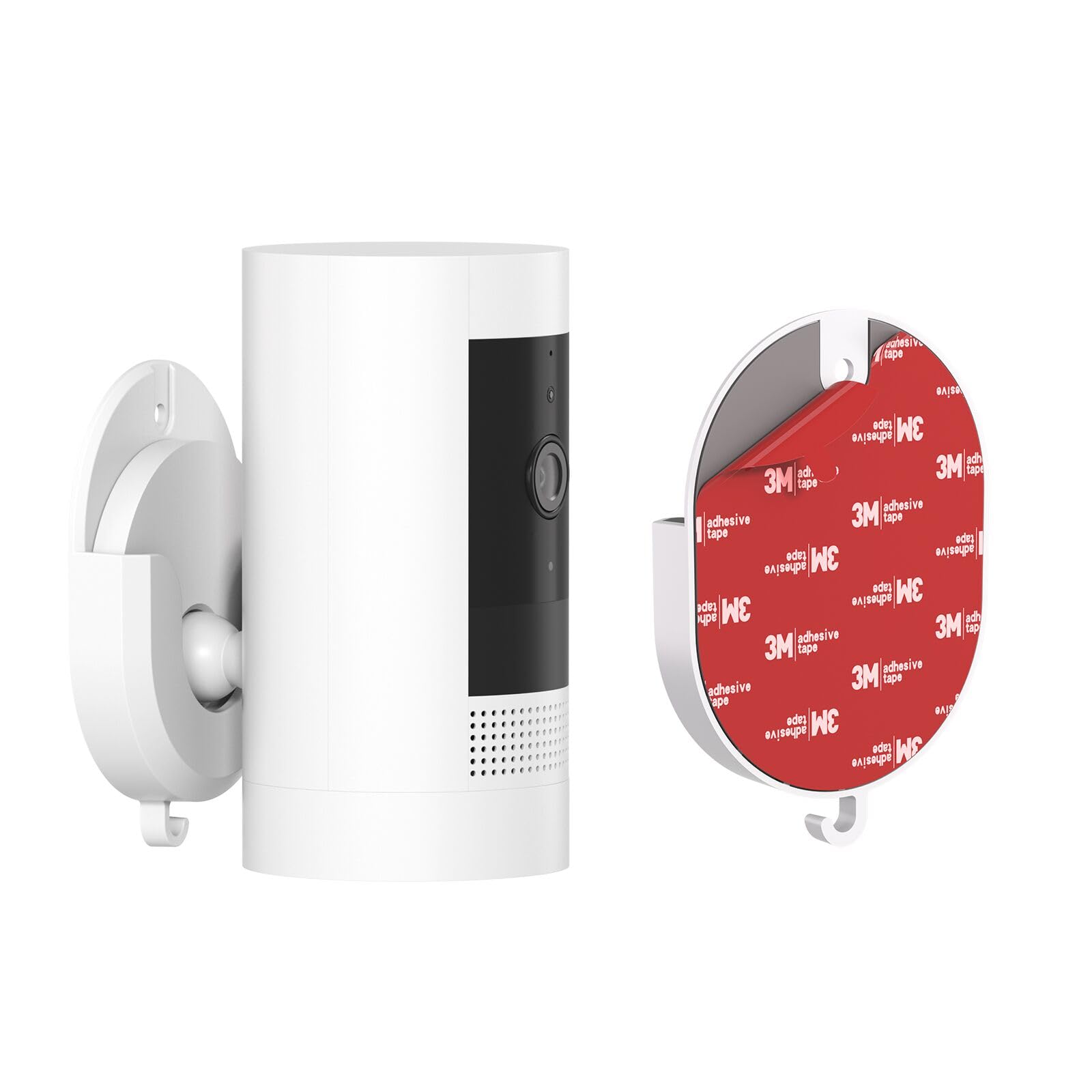 No-Drill Wall Mount for Blink camera,Ring Indoor Cam 1st Gen and 2nd Gen, Adhesive Sticky Bracket with 1/4 Thread, 360° Adjustable Security Camera Stand for Blink outdoor 3 4/Mini 2