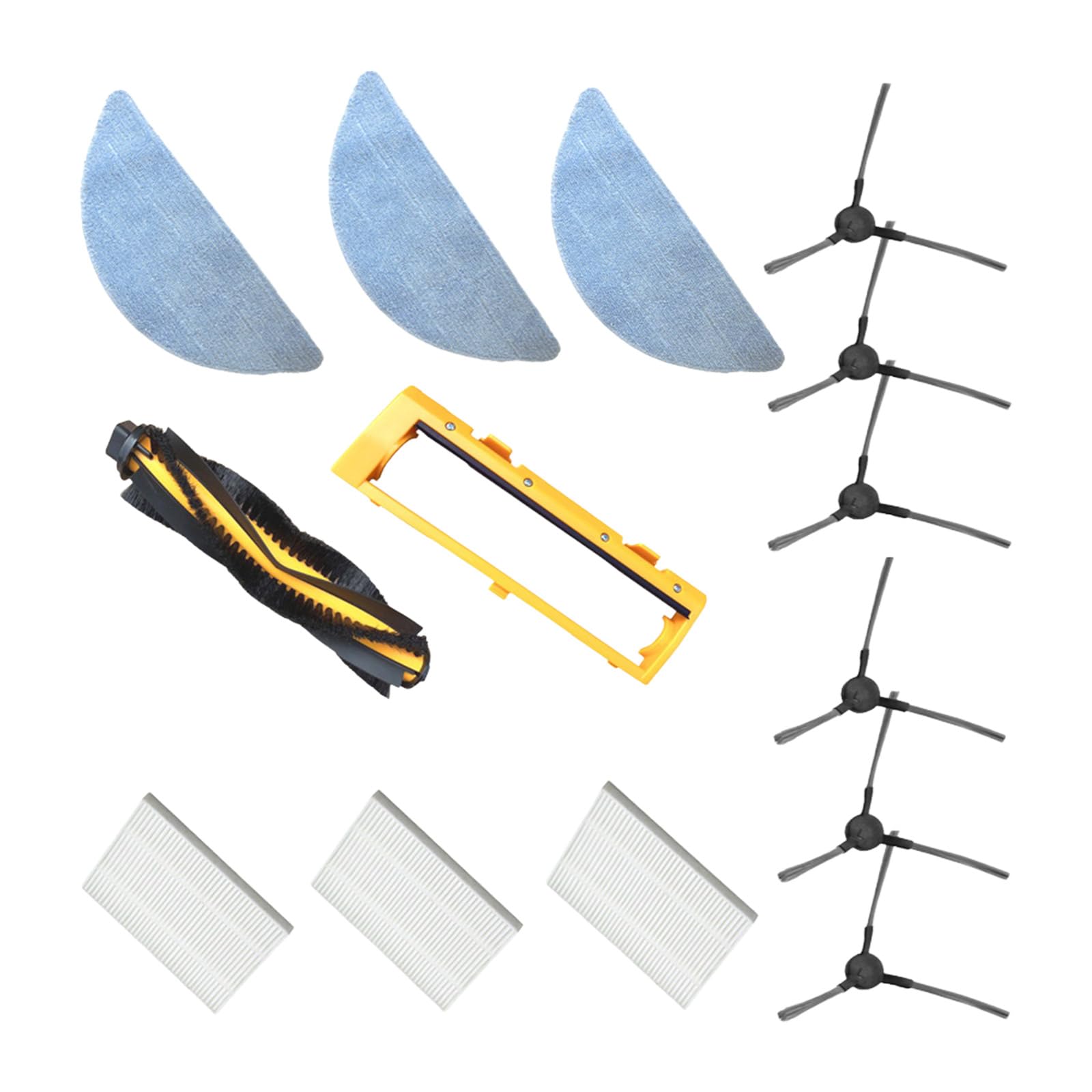 Msioytog 13-Piece Vacuum Attachment Set, Versatile Tools for Carpet Upholstery and Hard to Reach Sieves