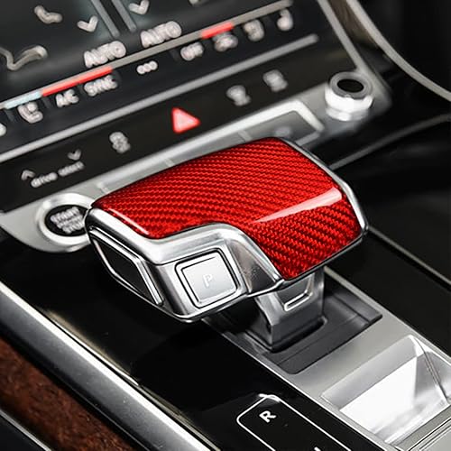 Cubierta de fibra de carbono real para palanca de cambios Audi 2019-2025 A6 S6 RS6 A7 RS7 2020-2025 S7 Q7 A8 S8 2021-2024 RSQ8 Audi accesorios de
