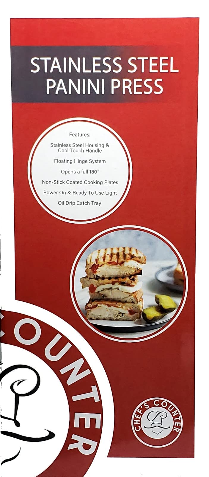 chefs counter panini press pro