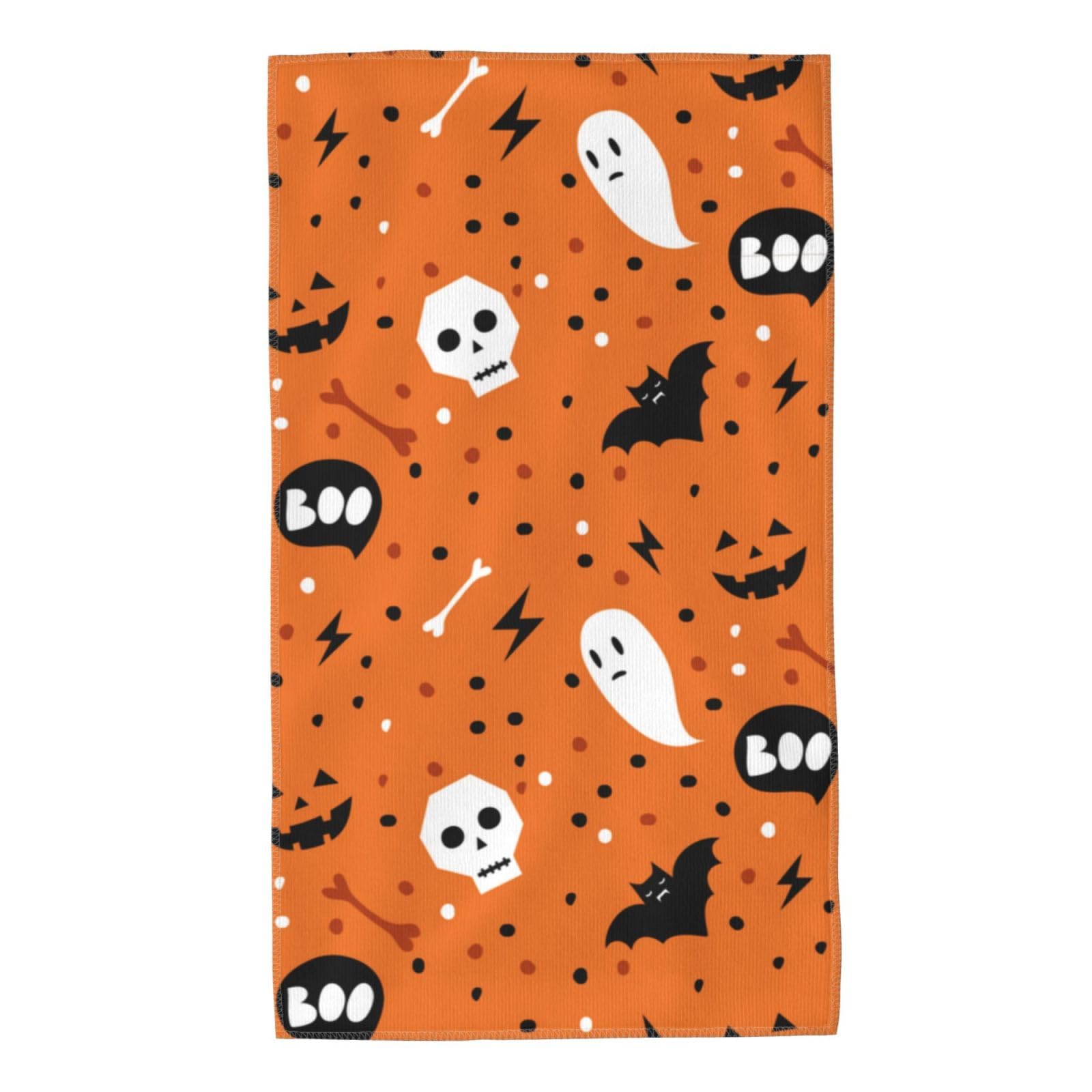 FJQWKLF Halloween Bats Super Soft Hand Towels 27.5x15.7inch Multi-Purpose Skin-Friendly Absorbent Thin Bathroom Towels