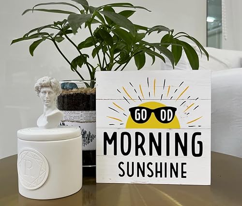 Miniatura 5 de Decoración de sol, caja de madera, decoración de escritorio, letreros artísticos de mesa, decoración de puerta delantera para estante, decoración