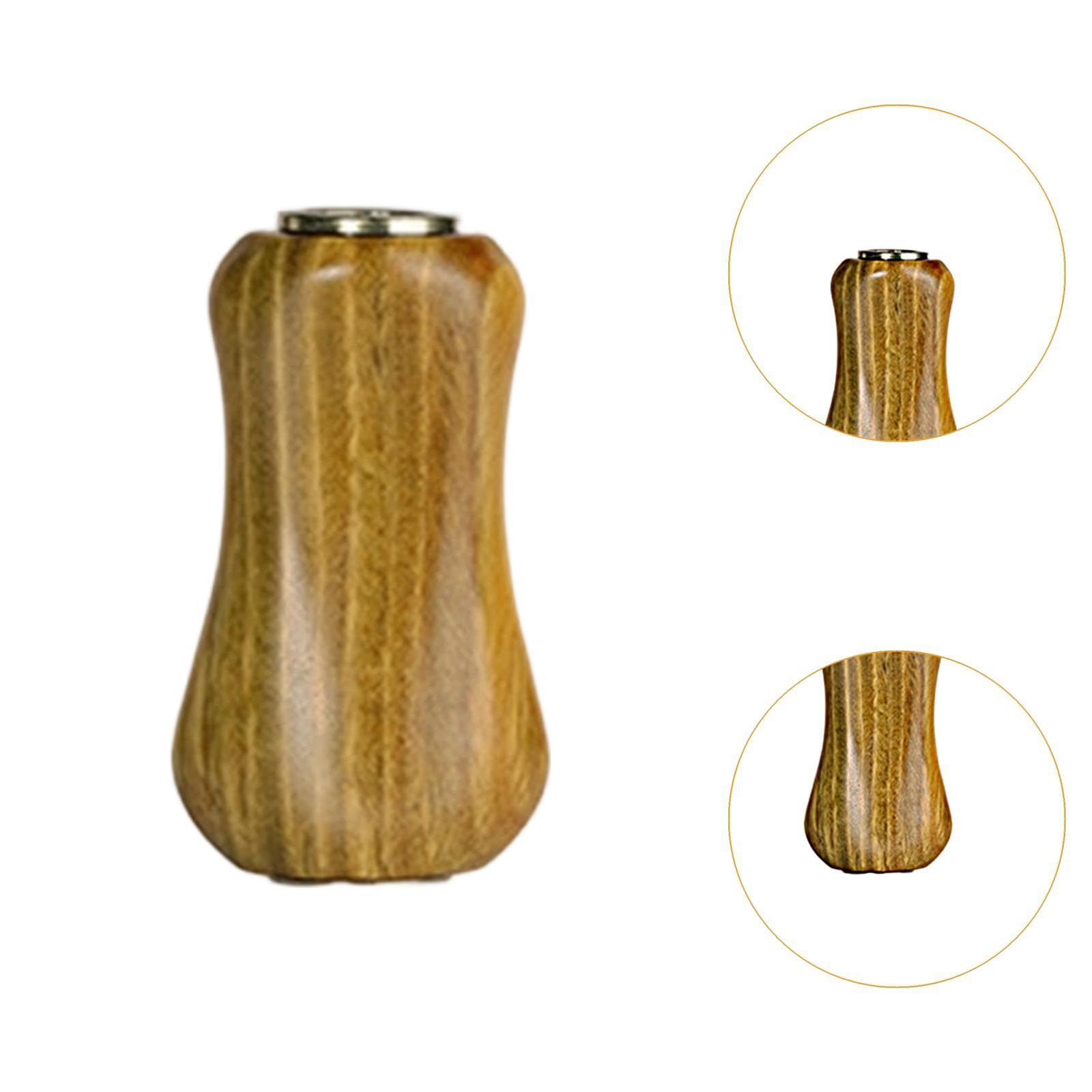 Harilla Poignée de Moulinet de pêche Ergonomique en Bois, Prise en Main Confortable et résistante, Haute Performance, pour Eau Douce et Eau salée.