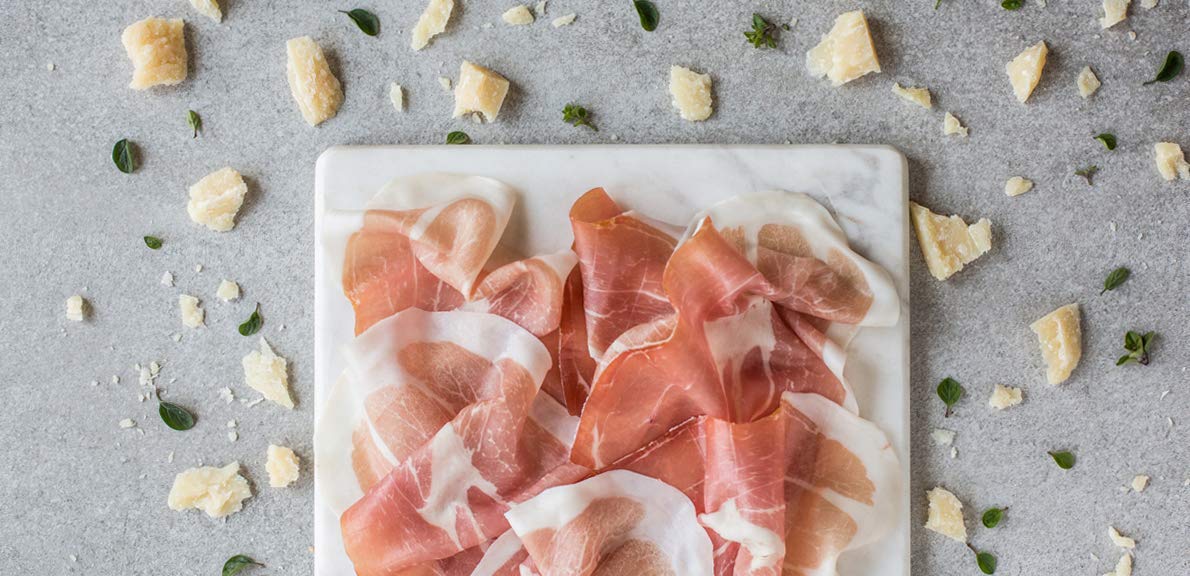 Parmaschinken Spezial Angebot - PROSCIUTTO di Parma DOP LEPORATI mind. 24 Monate gereift am Stück- Gambero Rosso Qualität (1000gr vorderes Viertel)