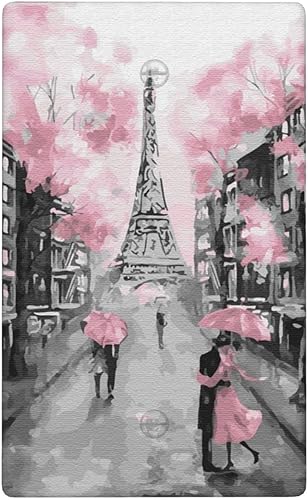 Placa decorativa de plástico decorativo con estampado de patas de animales de perro, 2 bandas, placas de pared para decoración de dormitorio, baño,