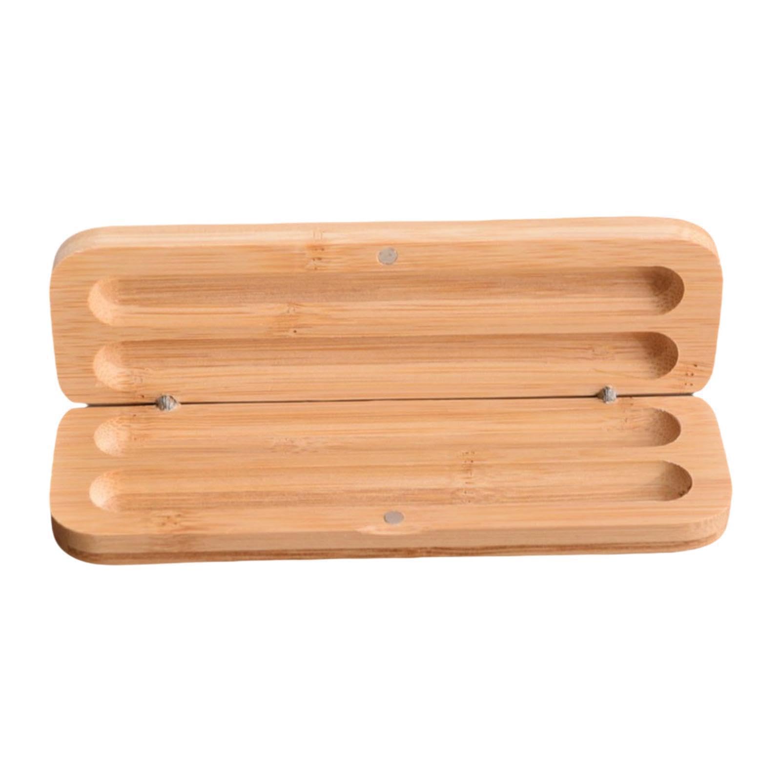 mophrati Reliable Pencil Pouch Wooden Holder Those Who Seek Stylish Organization Of Favorite Pen Supplies Box Also Prevents Any Potential Damage To Pens Pencil