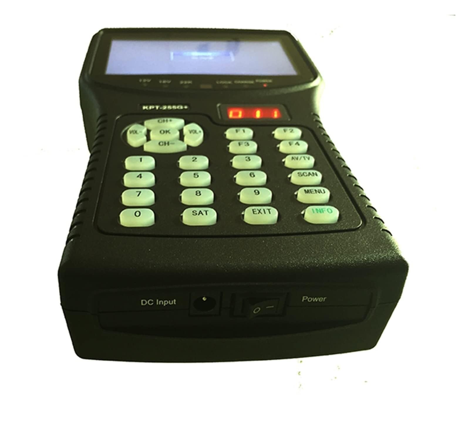 2 Szt. KPT-255G Plus AHD 4,3-calowy Tester Sygnału S/S2 MP4 Finder Satelitarny