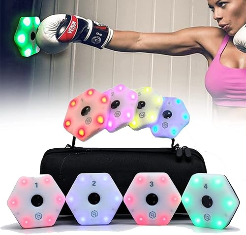 Speed Agility Response Equipment Reaction Light Training for Speed Agility Training Portable Fitness Lights Trainer 4Lights (4lights)
