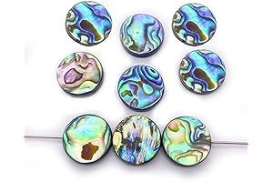 20PCS Jewelry Beads: Create Eye-Catching Designs with Natural Abalone Shells