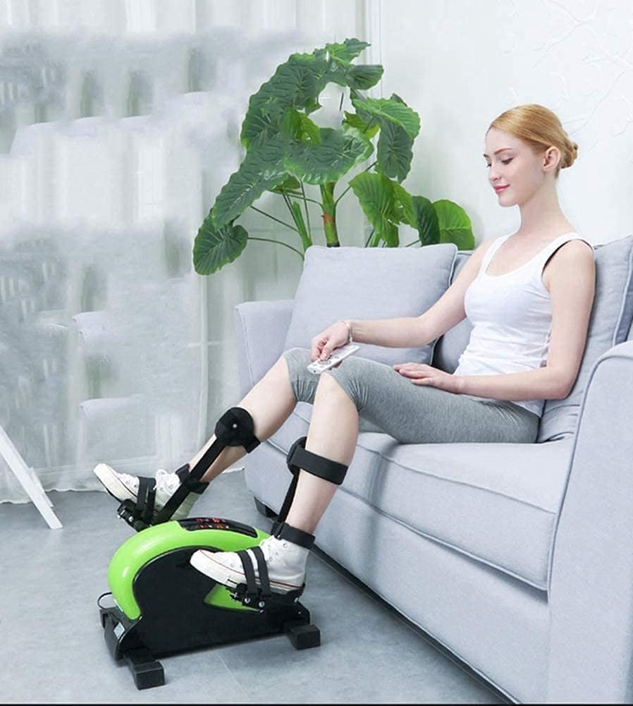 Mini cyclette portatili Braccio Ginocchio Gamba Pedale Ginnico Attrezzatura for il fitness Dispositivo elettrico multifunzionale for l'allenamento della riabilitazione degli anziani