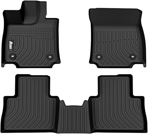 IKON MOTORSPORTS Alfombrillas de suelo de TPE 3D, compatibles con Lexus NX250, NX350 2022-2025, revestimientos de suelo antideslizantes impermeables