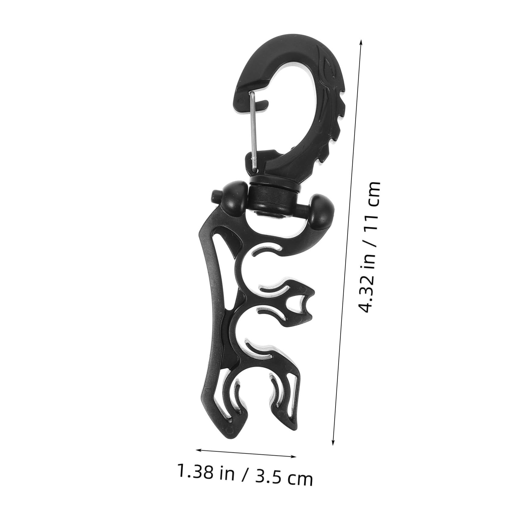 KOMBIUDA Keeper Tube Holder Diving Clip for Snorkeling Comfortable Scuba Diving Accessory Easy Install