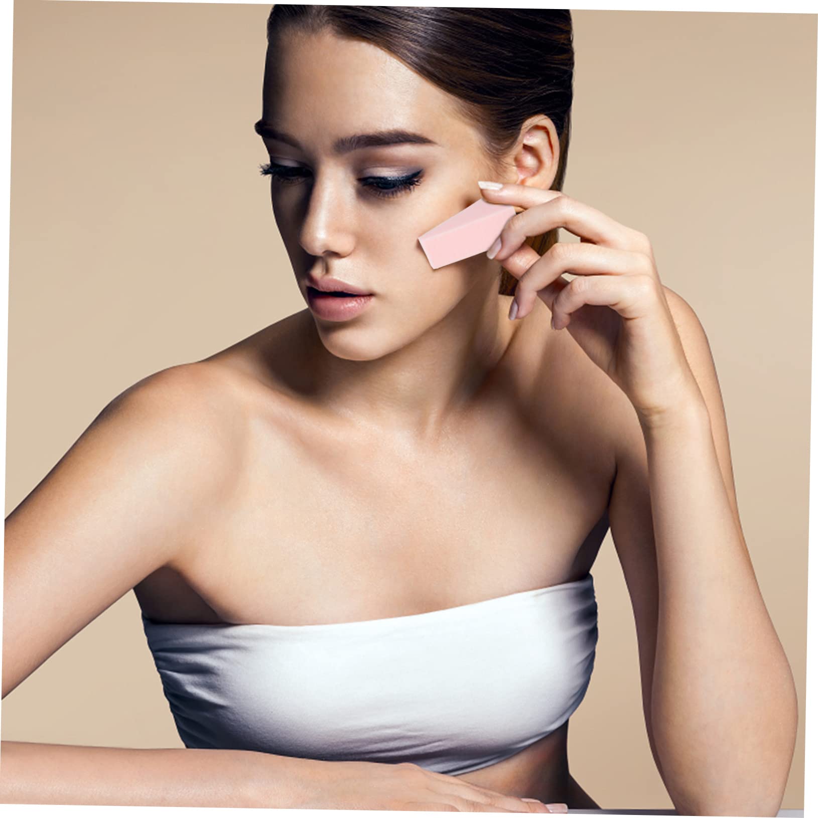 Beavorty 288piezas Esponjas De Maquillaje De Esponjas Triangulares Para Base Líquida Polvo y Crema Aplicadores Suaves y Amigables La Piel Para Cosméticos y Manicura