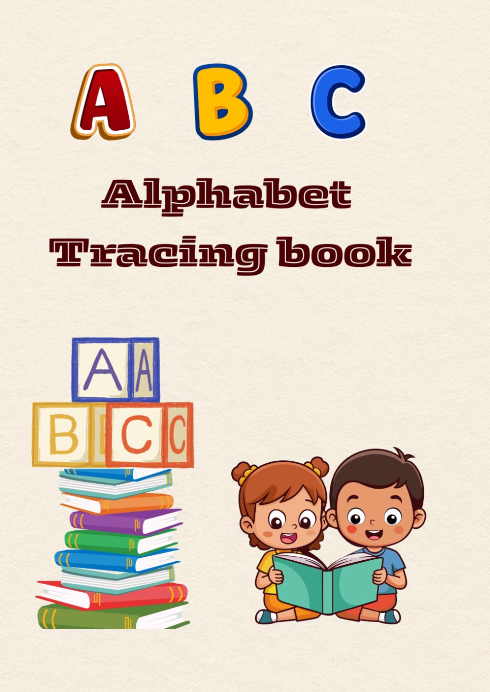 Alphabet tracing book