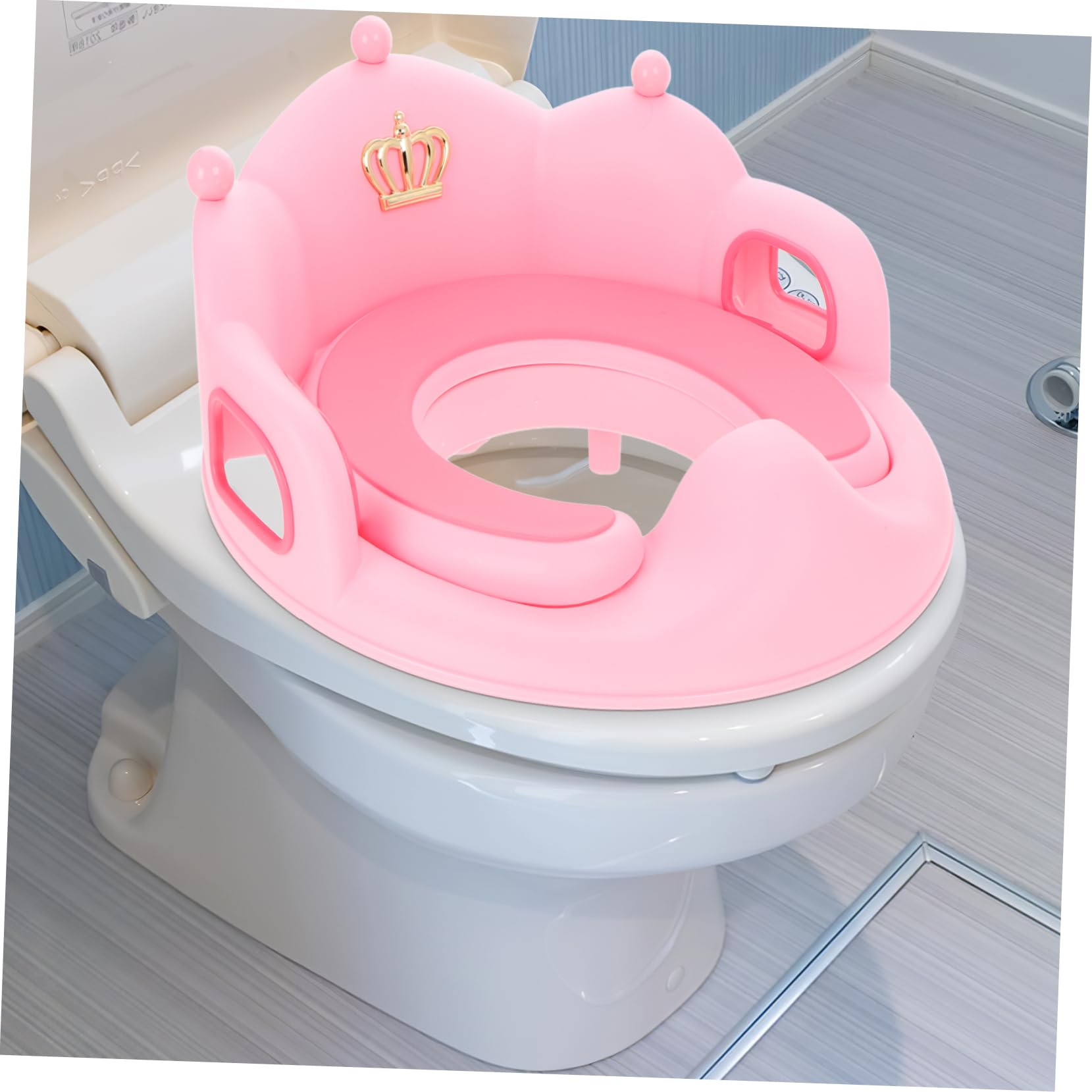KOMBIUDA Asiento de Entrenamiento para Inodoro Cojín Desmontable para Pequeños Inodoro de Entrenamiento para Niñas Accesorio Infantil