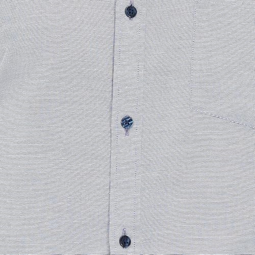 Image of Park Avenue Men's Slim Fit Structure Pattern Cotton Polyester Blend Semi Cutaway Collar Full Sleeve Formal Shirt