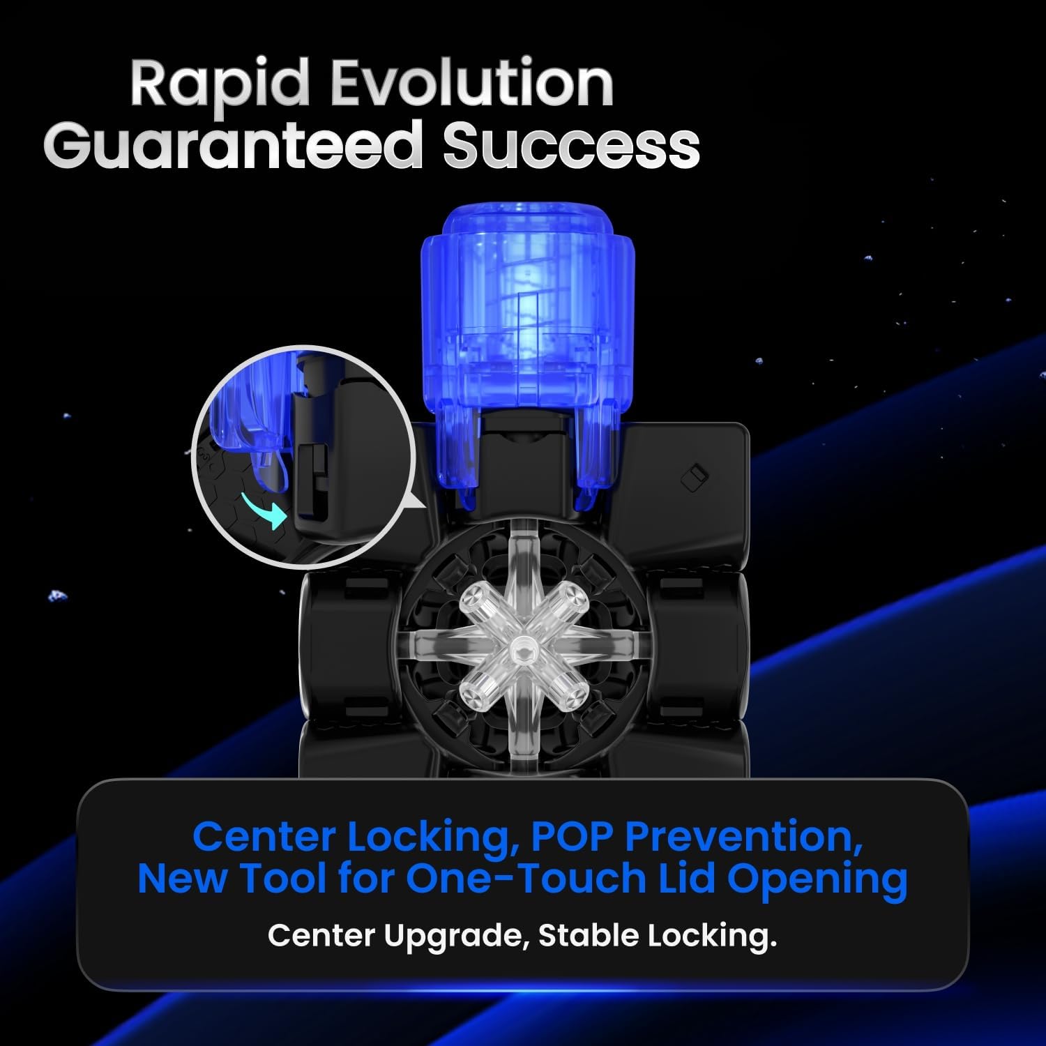 GAN14 Maglev UV Pro 3x3 Magnetic Magic Cube: Stickerless Glossy 2024 Flagship