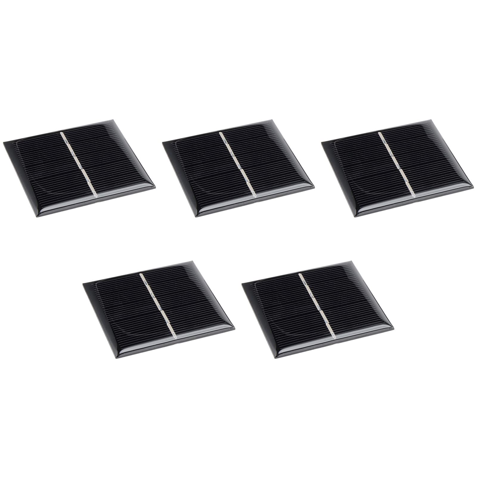 DMiotech 5 Pack 2.5V 120mA 59.8mm x 59.8mm Mini Solar Panel Cell for DIY Electric Power Project-image-46
