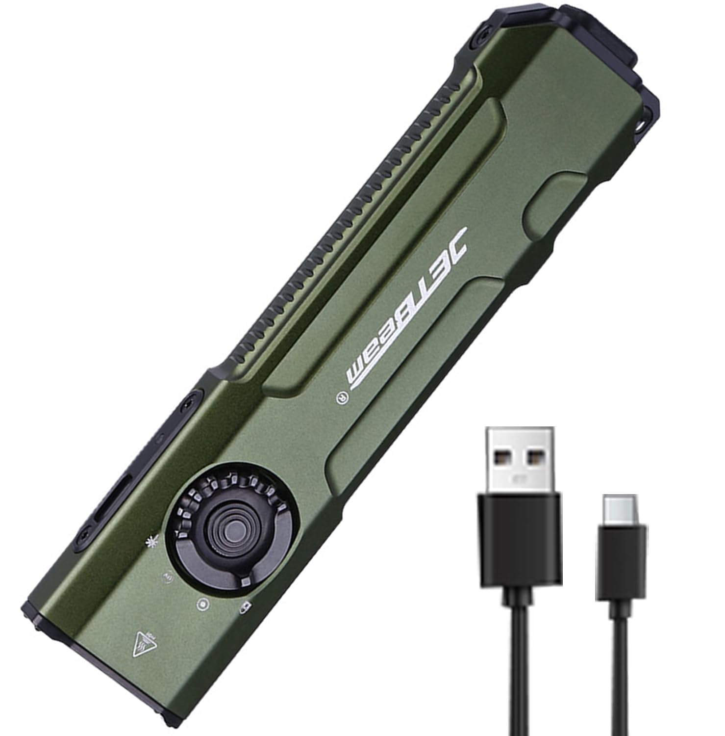 Amazon.co.jp: Jetbeam E26 UV Kunai EDCフラットフラッシュライト懐中