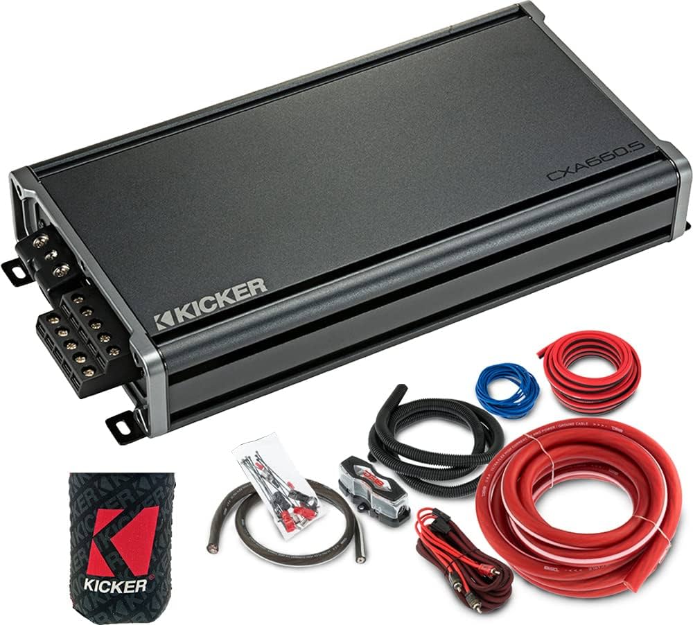 Amazon.com: KICKER Amplifier and Amp Kit Package of 2 Items