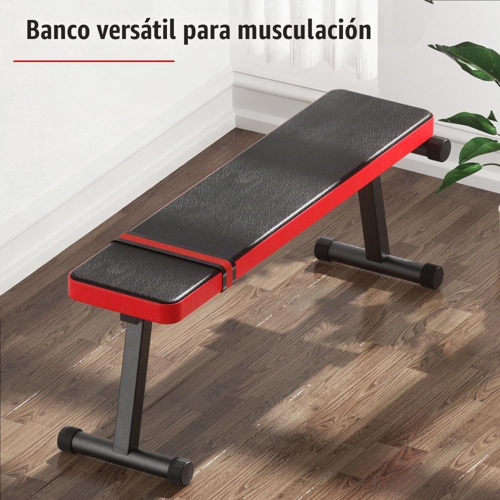 Banco Musculación,Banco Gimnasio,Banco De Entrenamiento Plegable Para Todo El Cuerpo,Plegable Para Ahorrar Espacio,Adecuado Para Gimnasio En Casa y Sala De Fitness,Capacidad De Carga200kg