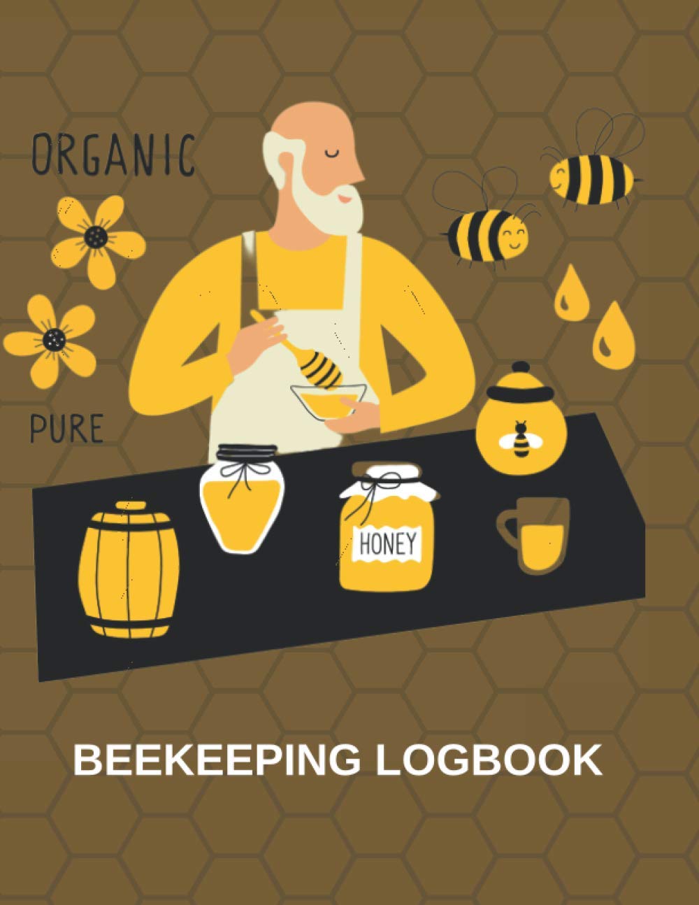 Beekeeping Logbook: Beekeeping Log Book, Bee Journal Notebook, Beekeepers Journal, Bee Farming Tracker, Beehive health tracker 110 Pages 8.5 by 11 Inches