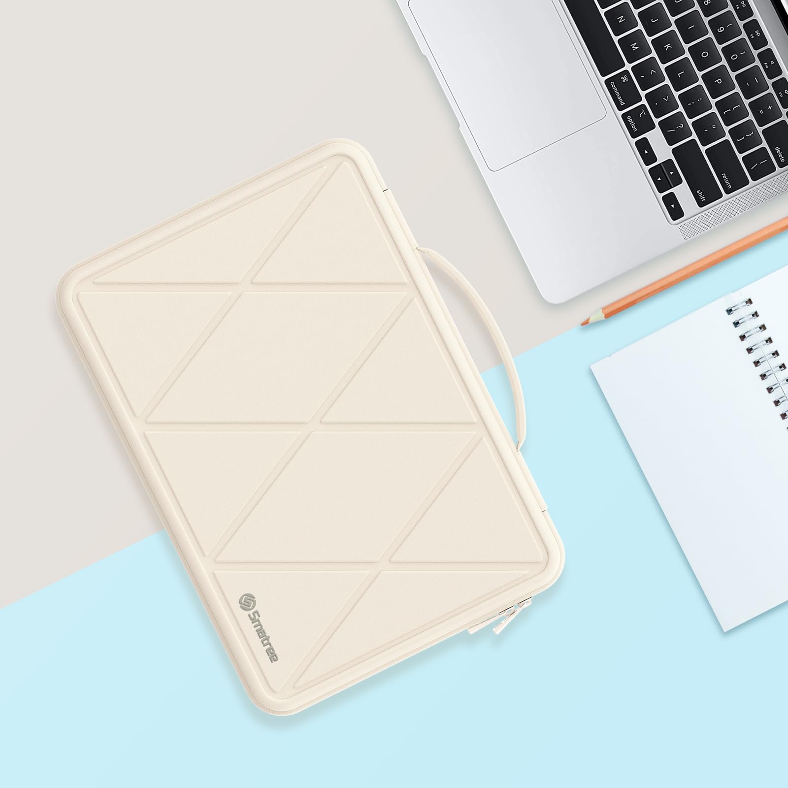 Smatree Hard Funda rígida para portátil de Funda rígida para portátil de EVA Compatible con 14,4 Pulgadas Microsoft Surface Studio 2, para 14,4 Pulgadas Microsoft Surface Studio,Blanco (X8257W)