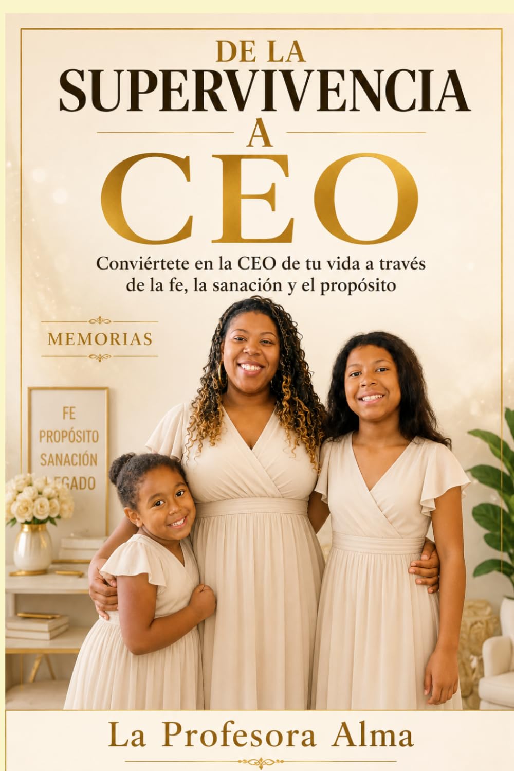 DE LA SUPERVIVENCIA A CEO: Convirtiéndote en la CEO de Tu Vida a Través de la Fe, la Sanidad y el Propósito
