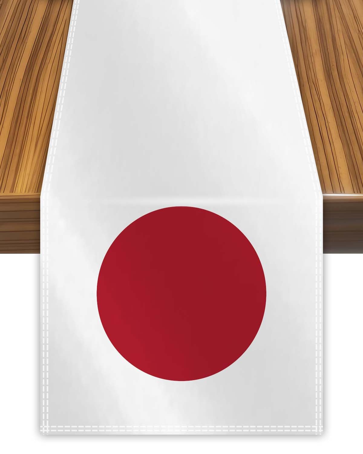Japan Table Runner, Japanese Flag Tablecolth For Dining Home Decor
