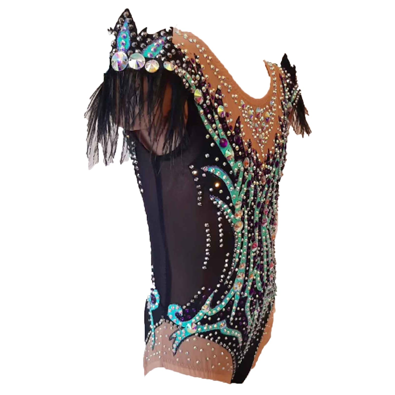 Leotardos De Gimnasia Rítmica for Niñas, Uniforme De Gimnasia De Alta Elasticidad, Traje De Rendimiento De Práctica Transpirable